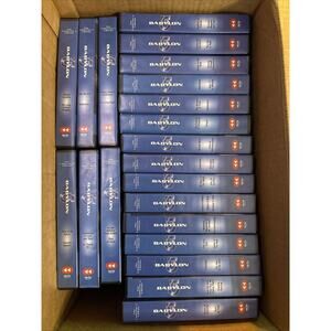 Babylon 5 Collector's Edition VHS Re-TV Series Lot - 44 VHS Tapes